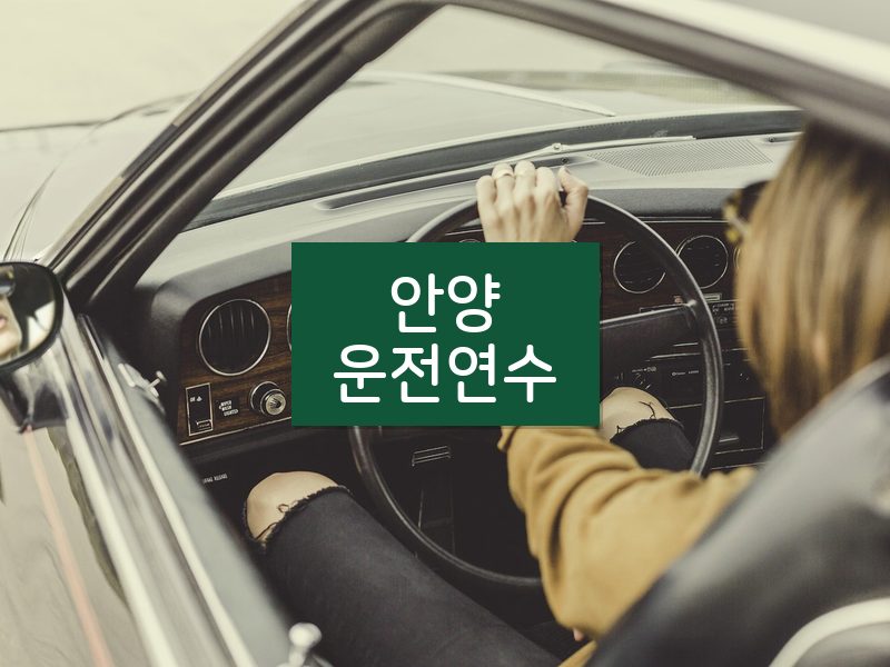 안양운전연수 후기