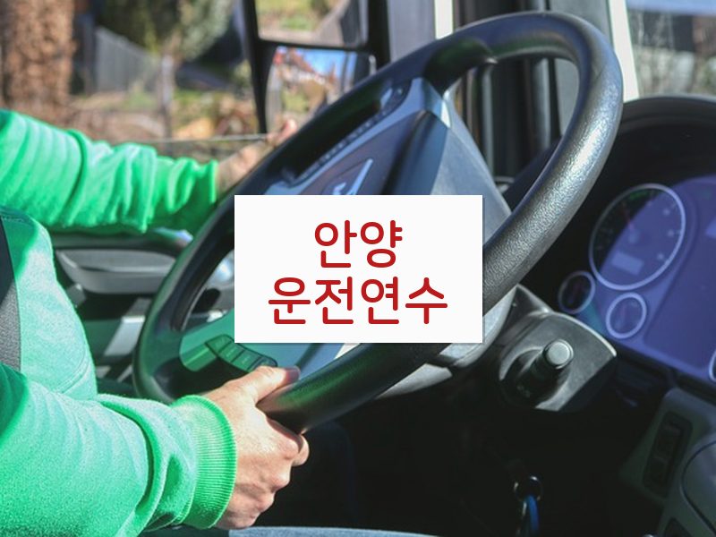 안양운전연수 후기