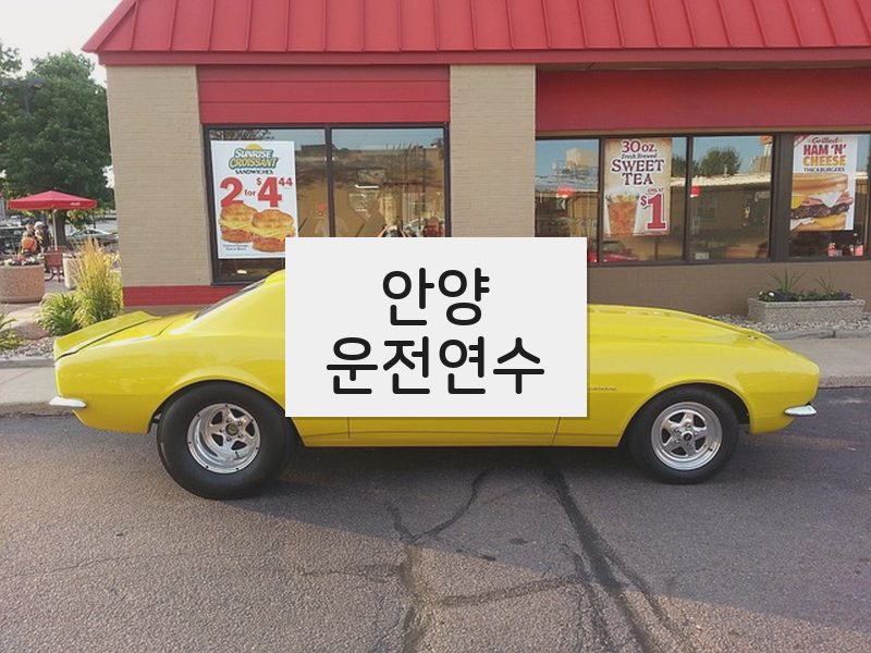 안양운전연수 후기