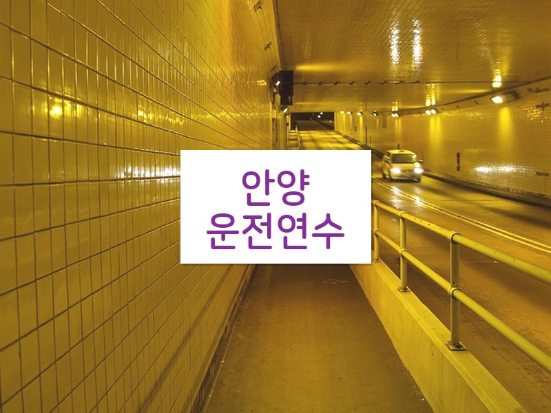 안양운전연수 후기