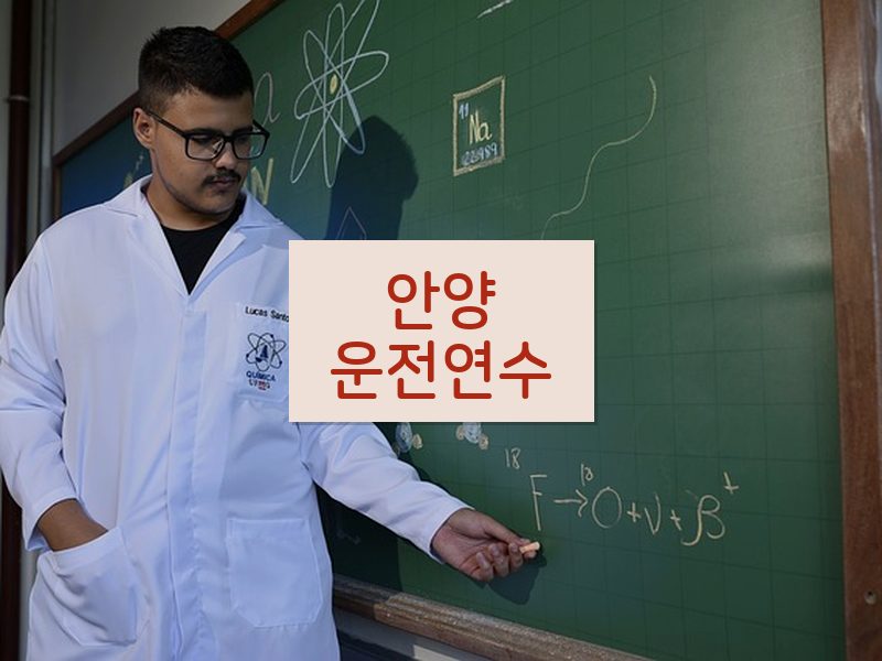 안양운전연수 후기
