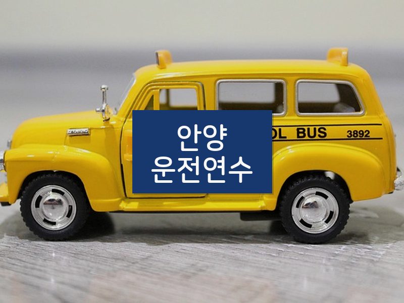 안양운전연수 후기
