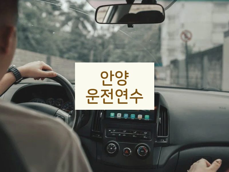 안양운전연수 후기