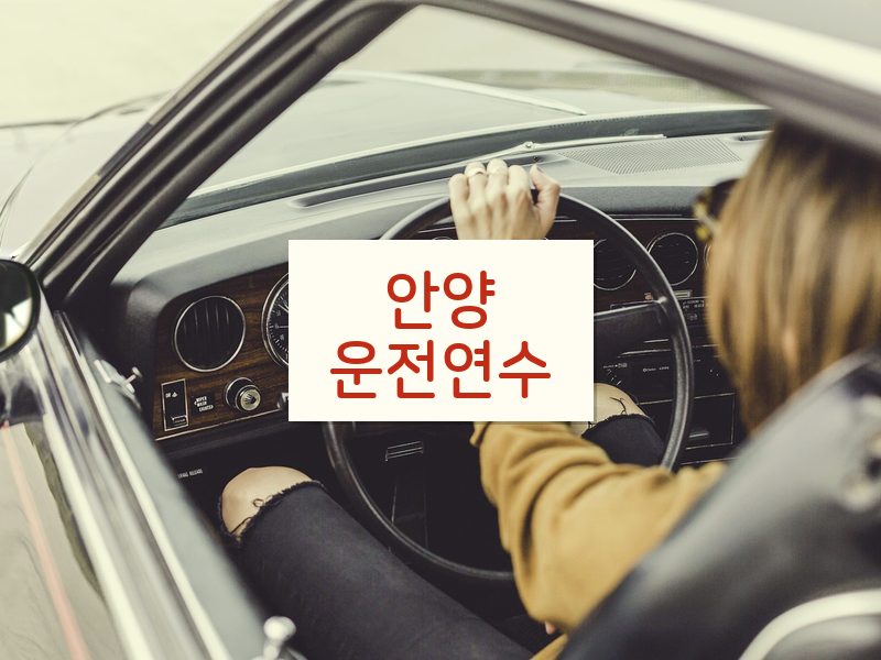 안양운전연수 후기