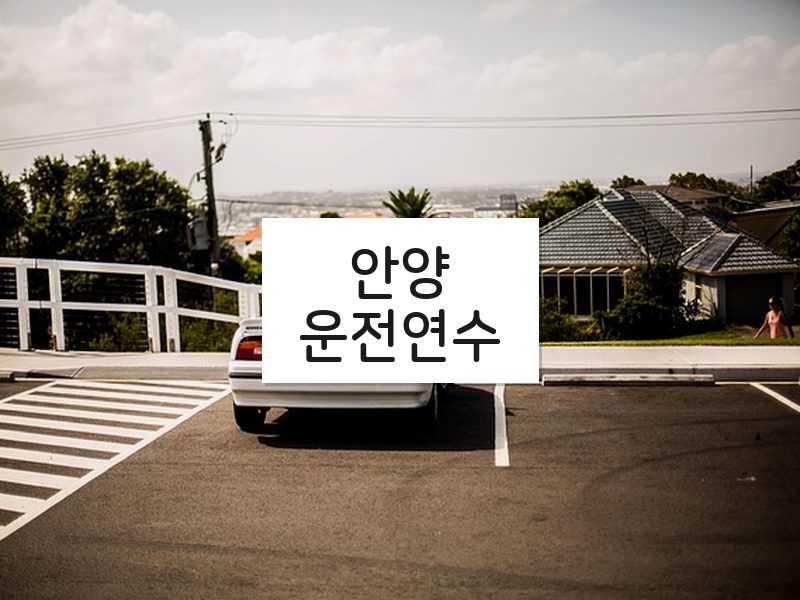 안양운전연수 후기