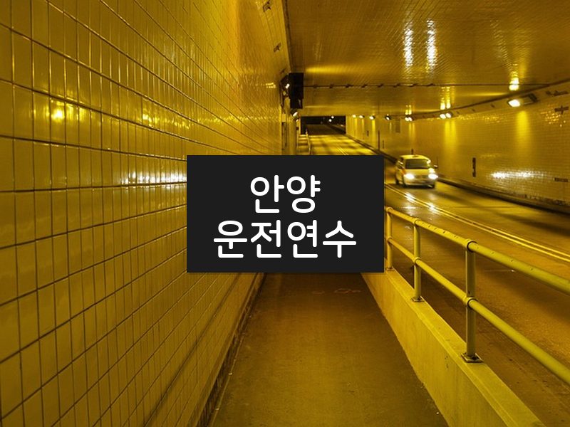 안양운전연수 후기