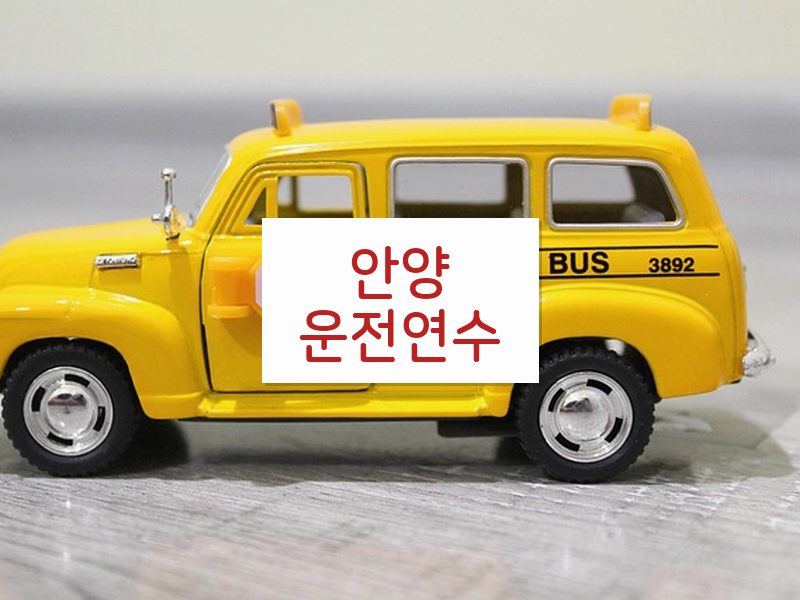 안양운전연수 후기