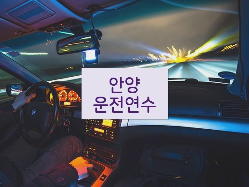 안양운전연수 후기