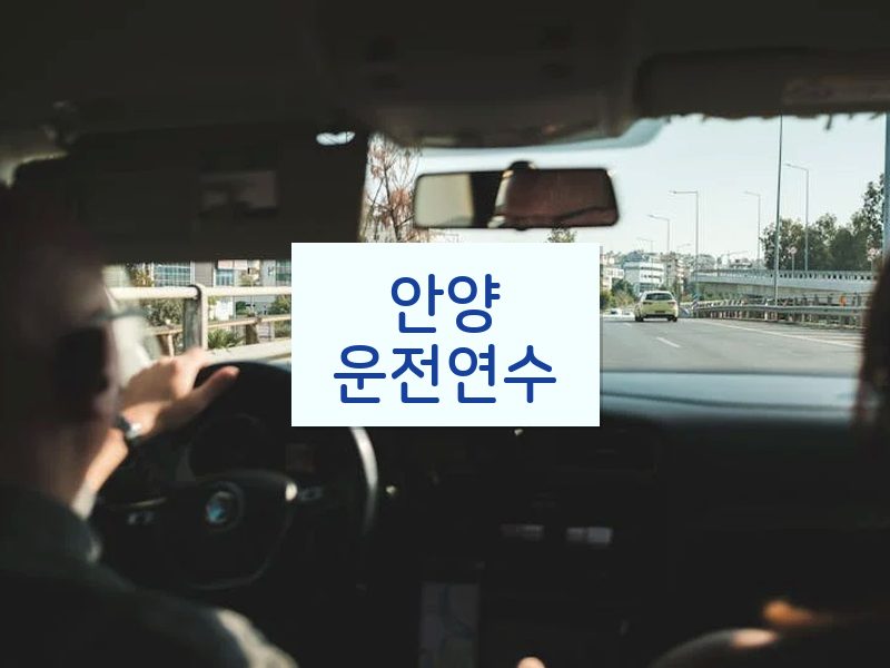 안양운전연수 후기