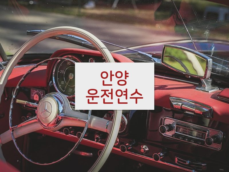 안양운전연수 후기