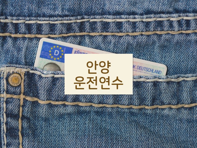 안양운전연수 후기