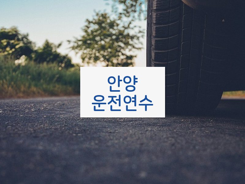 안양운전연수 후기