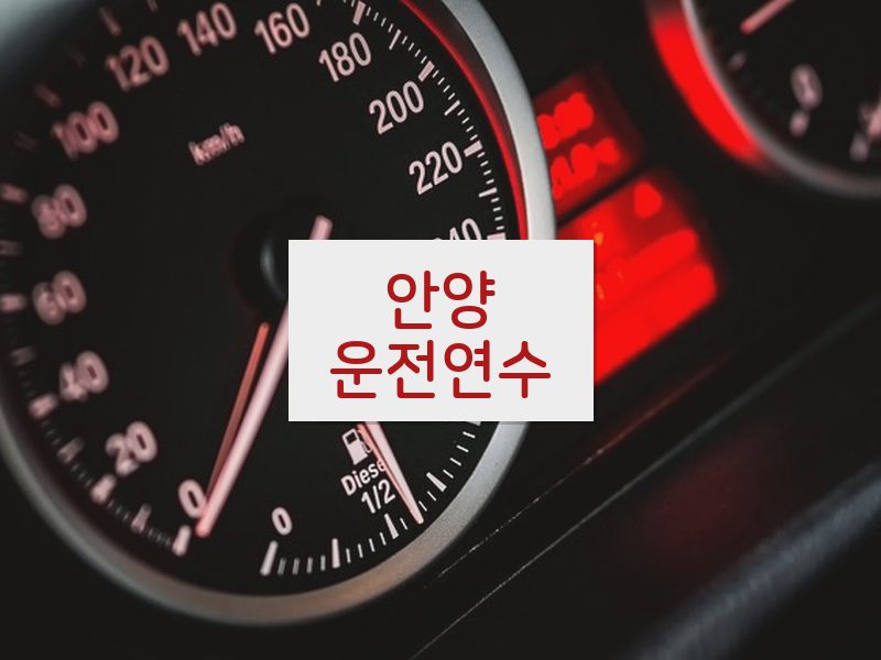 안양운전연수 후기