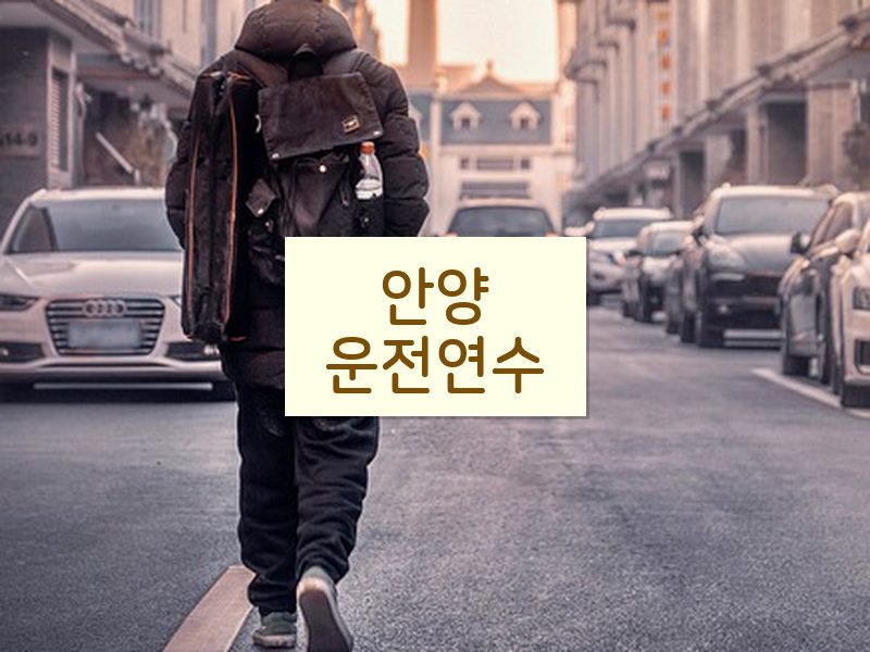 안양운전연수 후기