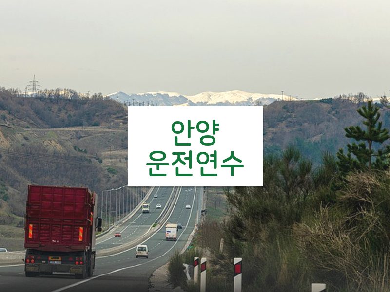 안양운전연수 후기