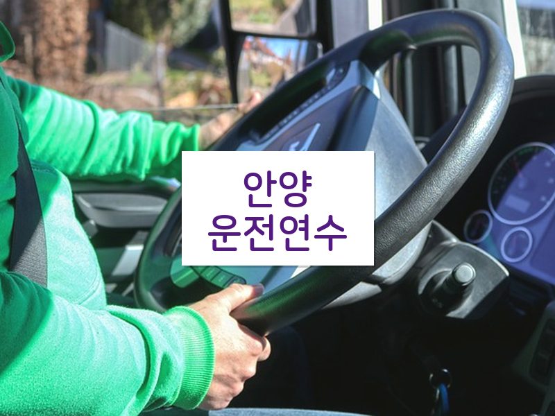 안양운전연수 후기