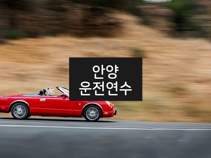 안양운전연수 후기
