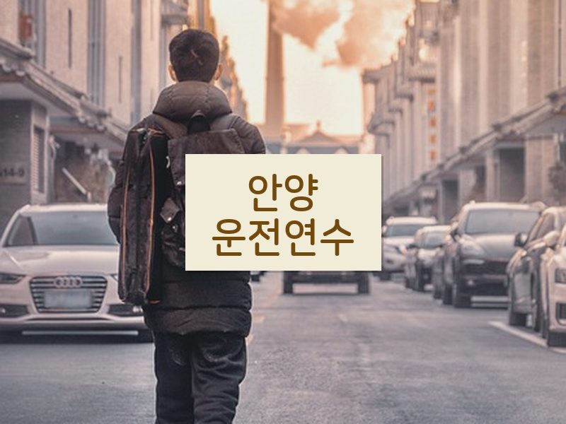 안양운전연수 후기