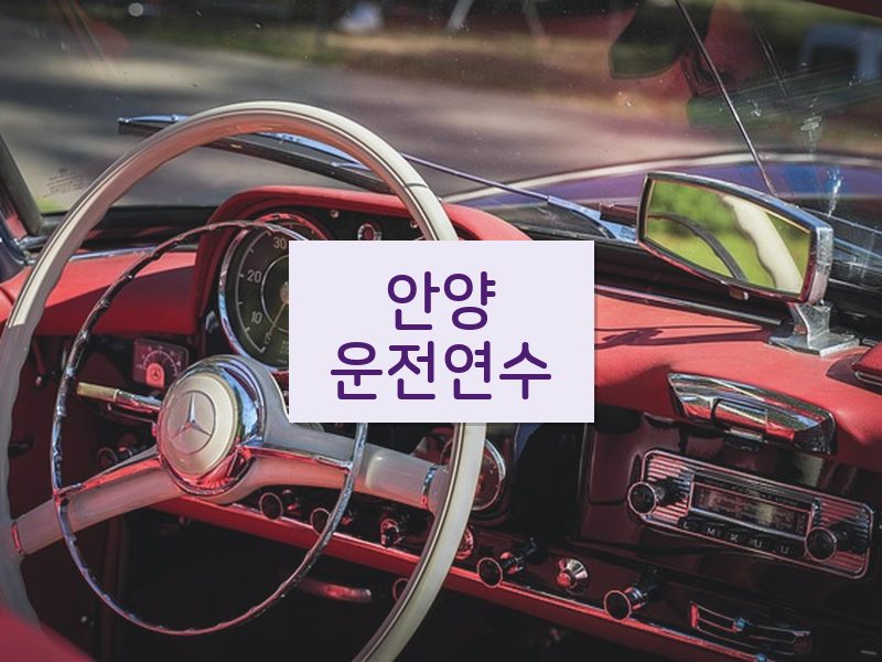 안양운전연수 후기