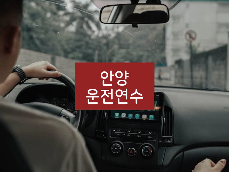 안양운전연수 후기
