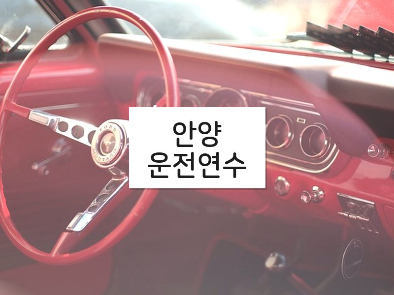 안양운전연수 후기