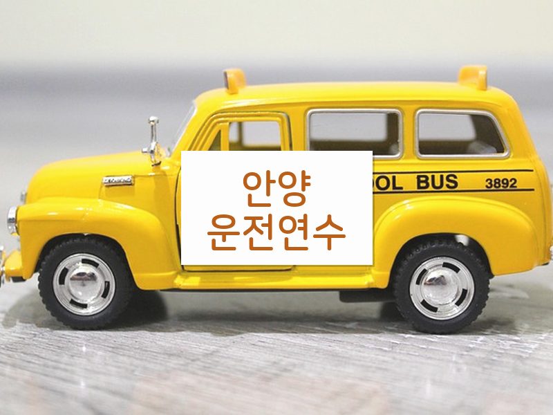 안양운전연수 후기