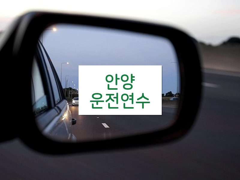 안양운전연수 후기