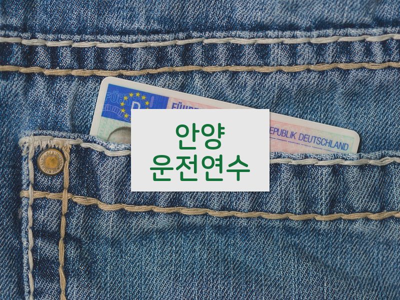 안양운전연수 후기