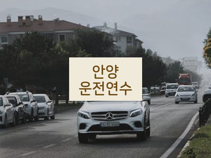 안양운전연수 후기