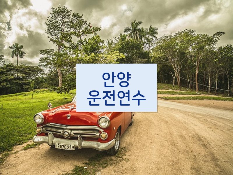 안양운전연수 후기