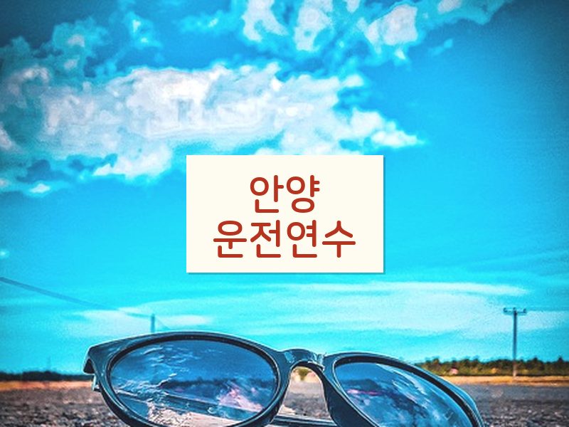 안양운전연수 후기
