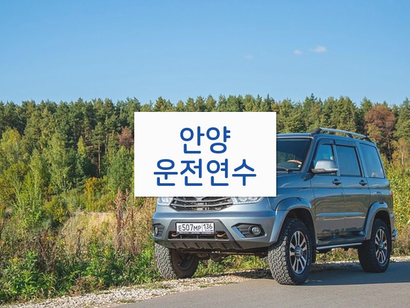 안양운전연수 후기
