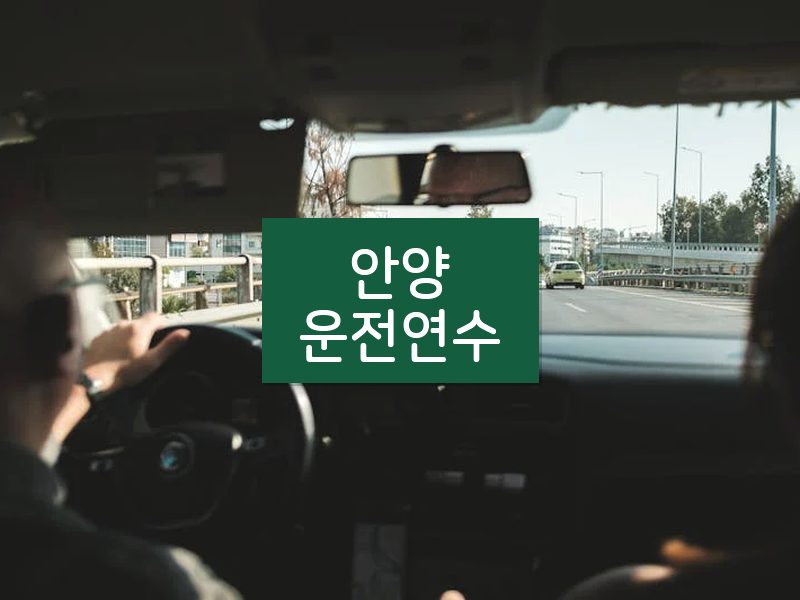 안양운전연수 후기