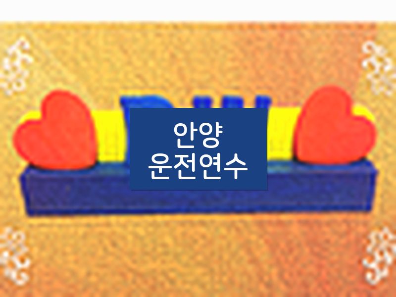 안양운전연수 후기