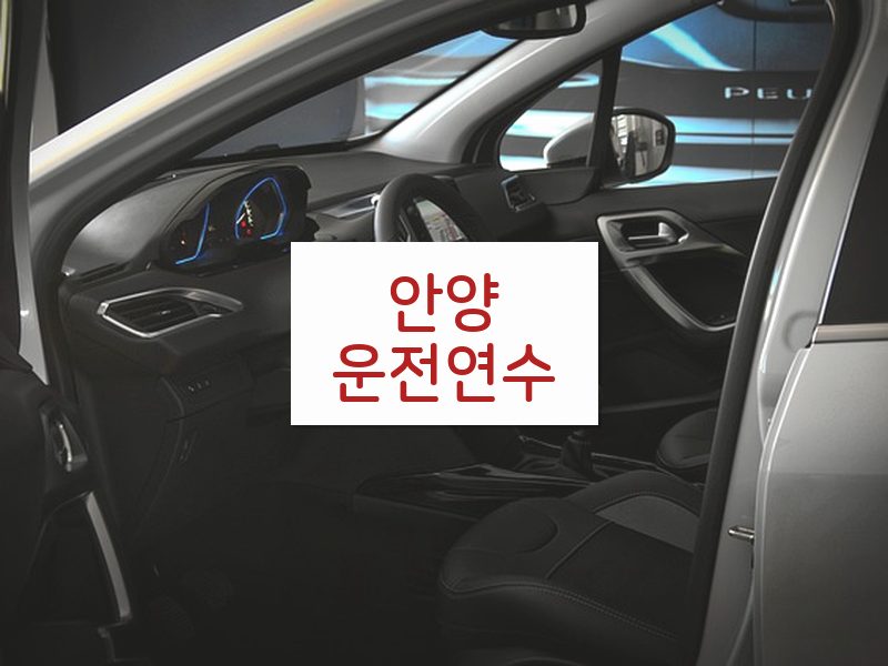 안양운전연수 후기
