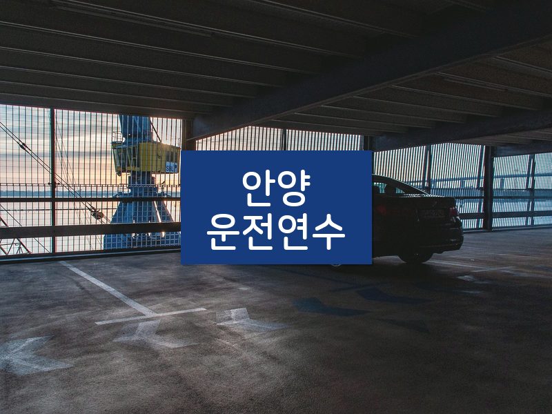 안양운전연수 후기