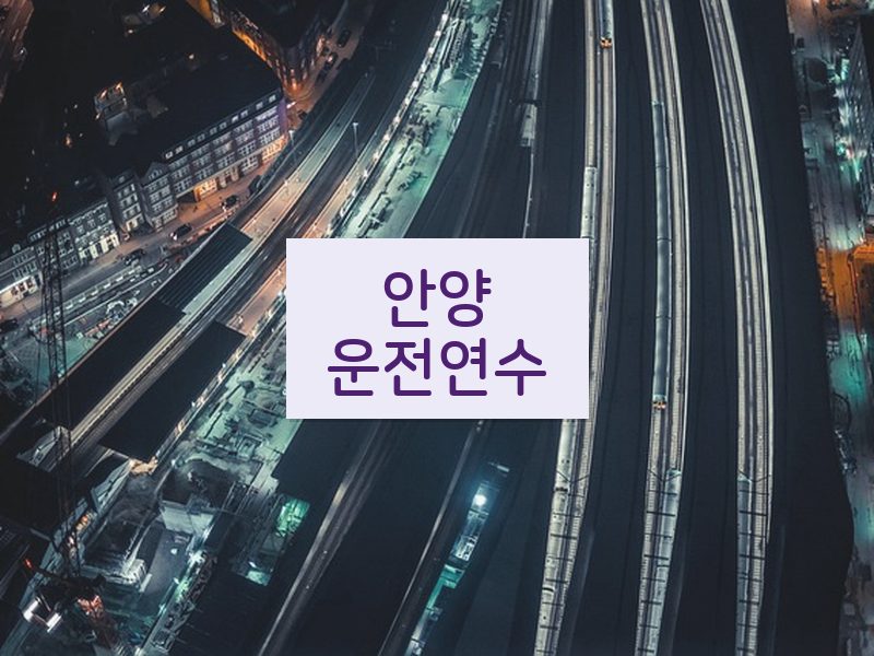 안양운전연수 후기