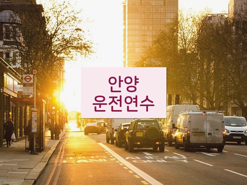 안양운전연수 후기