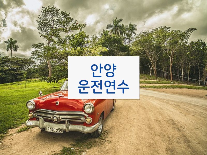 안양운전연수 후기