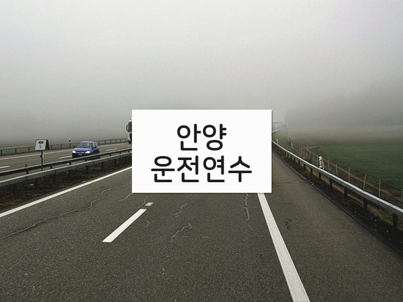 안양운전연수 후기