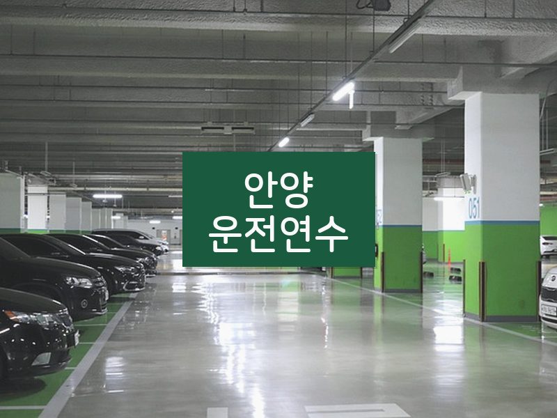 안양운전연수 후기