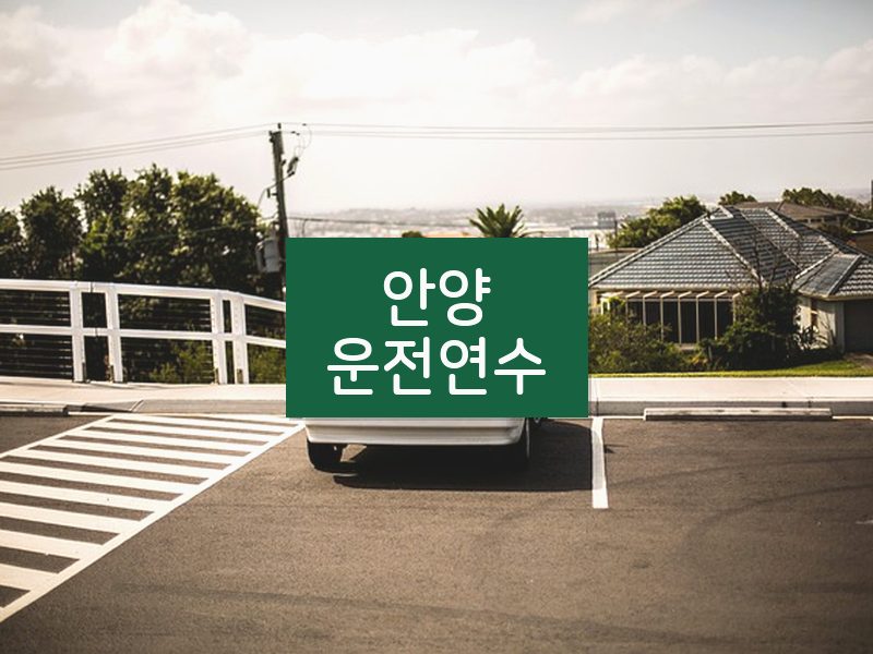 안양운전연수 후기