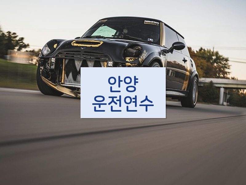안양운전연수 후기