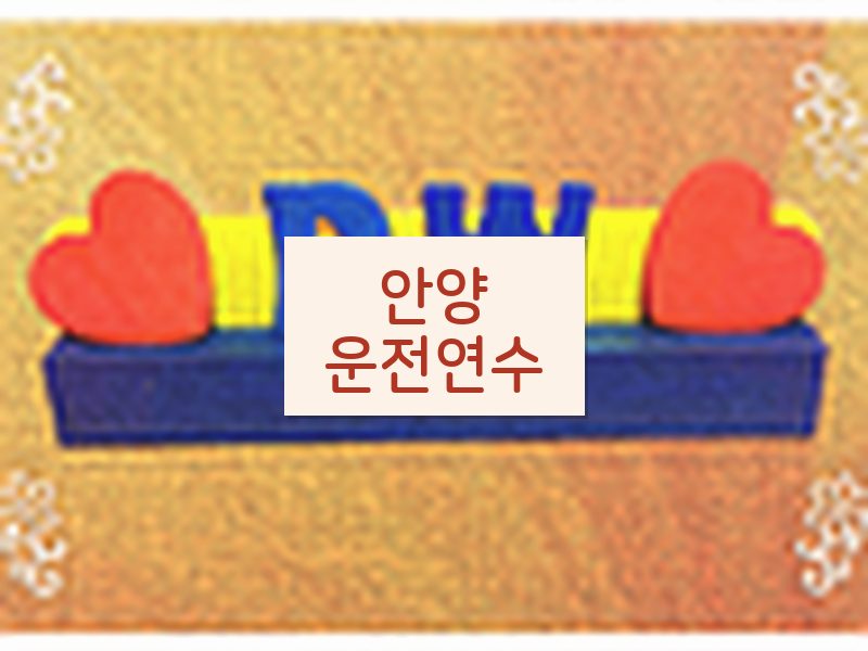 안양운전연수 후기