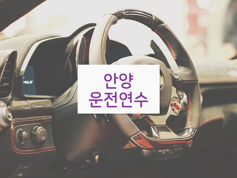 안양운전연수 후기