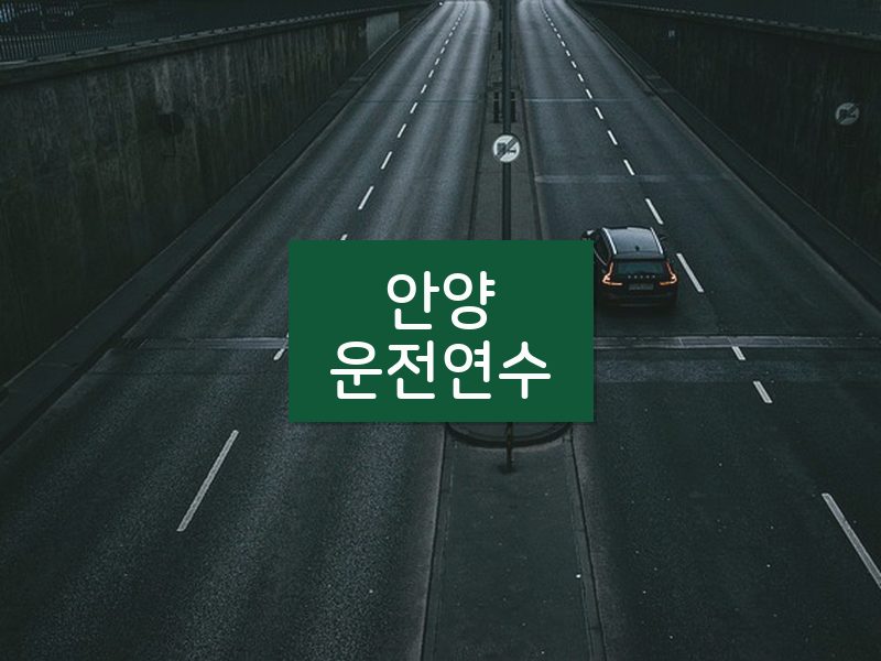 안양운전연수 후기