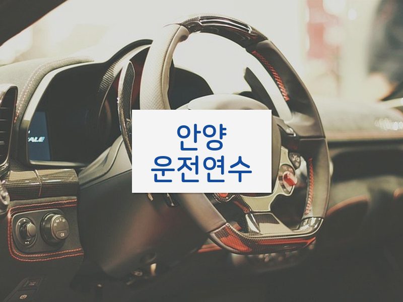 안양운전연수 후기