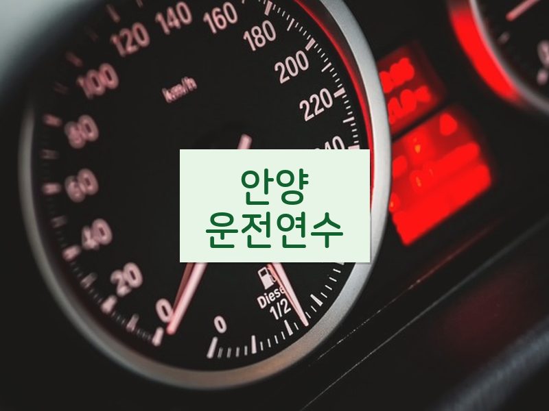 안양운전연수 후기