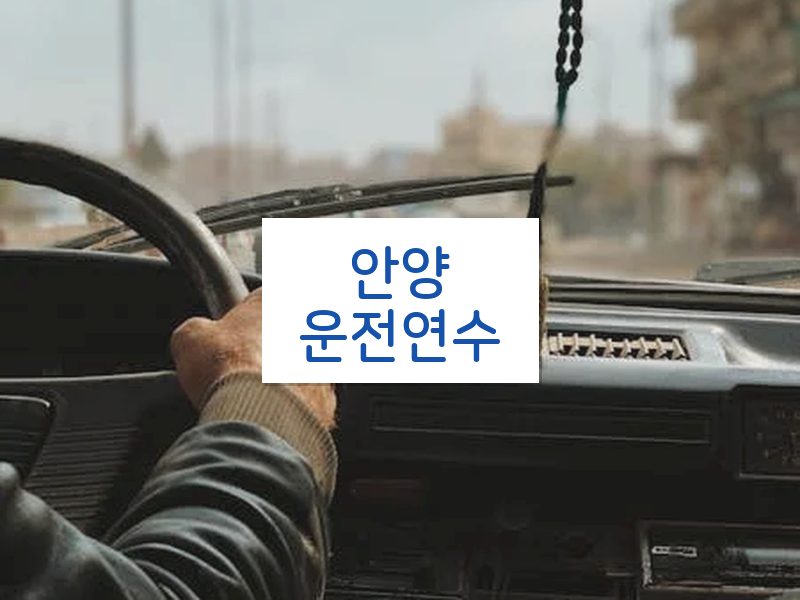 안양운전연수 후기