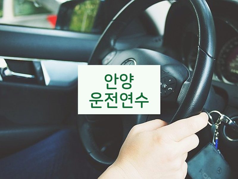 안양운전연수 후기